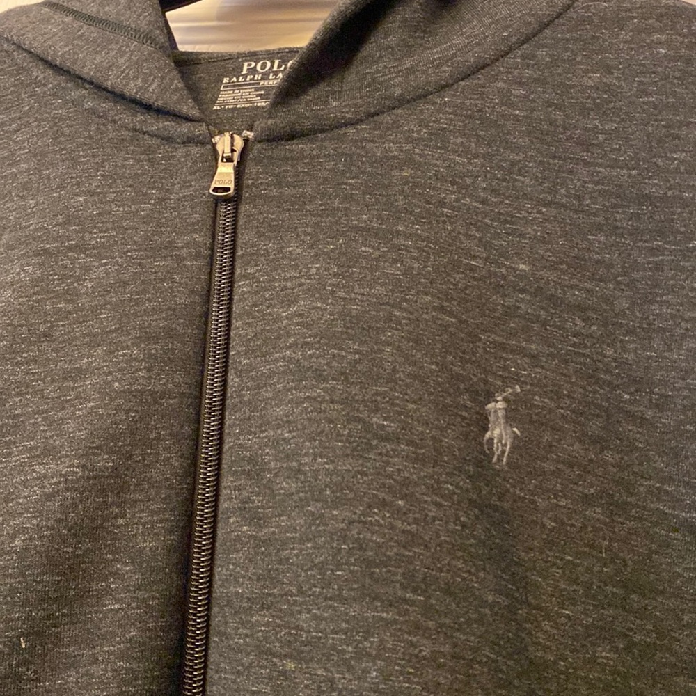 Men’s polo zip up hoodie XL